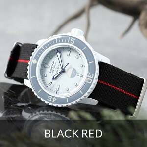 yup XEHb` Ή xgzMOD STRETCH NYLON STRAP Xgb` iC oh Xgbv Blancpain X Swatch rJ O  22mm v rv  p NATO ig[ ^Cv ~^[ tBt