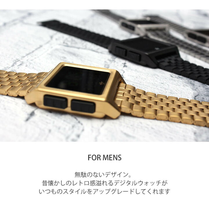 楽天市場 ペアウォッチ デジタル 腕時計 おしゃれ スクエア型 アディダス腕時計 Adidas時計 Adidas レディース ブランド アディダス スニーカー 時計 アーカイブ Archive M1 メンズ デジタル スポーツ フル韓国 ストリート プレゼント ギフト 22 ブランド