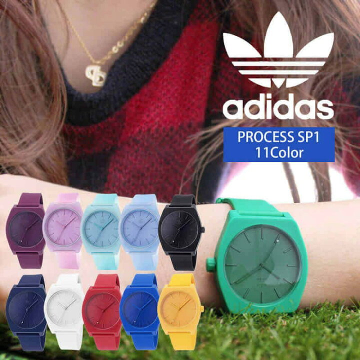 楽天市場 ペアウォッチに 腕時計 防水 レディース ブランド アディダス腕時計 Adidas時計 Adidas おしゃれ スポーツ アディダス スニーカー 時計 白 プロセス Process Sp1 夫婦 メンズ シリコン クリア ラウンド プレゼント ギフト 22 ブランドアクセと腕時計