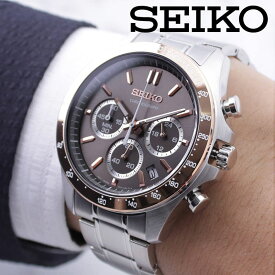 セイコー腕時計 SEIKO時計 SEIKO 腕時計 セイコー 時計 メンズ ブラウン SBTR026 旦那 夫 彼氏 ビジネス 仕事 スーツ クロノ クロノグラフ フォーマル 就活 高級感 カジュアル おしゃれ メタル 新生活 プレゼント ギフト 2024 観光 旅行 遠足 入学 卒業