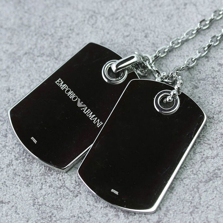 楽天市場】アルマーニ ネックレス プレート メンズ 30代 チェーン  