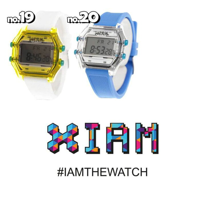 楽天市場 Lサイズ I Am The Watch デジタル 腕時計 ペア 人気 ブランド 夏 海 カラフル スクエア型 おしゃれ アイアムザウォッチ 時計 メンズ レディース 女子 男子 男の子 女の子 男性 女性 液晶 中学生 高校生 大学生 部活
