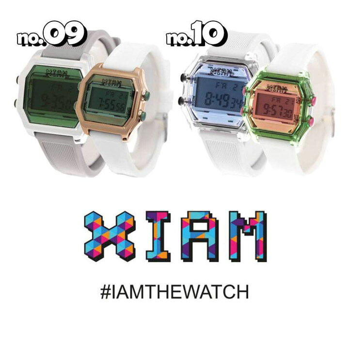 楽天市場 ペア価格 おしゃれ ペアウォッチ デジタル ペア 腕時計 カップル 10代 代 30代 夫婦 人気 I Am The Watch ブランド 夏 防水 海 カラフル おしゃれ アイアムザウォッチ 時計 レディース 女子 女性 中学生 高校生 部活 陸上競技 スポーツ
