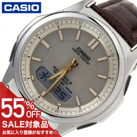 【55%OFF半額 12100円引】 カシオ 腕時計 CASIO 時計 ウェーブセプター wave ceptor メンズ WVA-M630L-9AJF 男性 ベージュ ブラウン ソーラー ソーラー電波 電波ソーラー ブランド プレゼント 定番 王道 父 父親 お父さん 夫 会社 通勤 スーツ 実用的 旅行 クリスマス ギフト