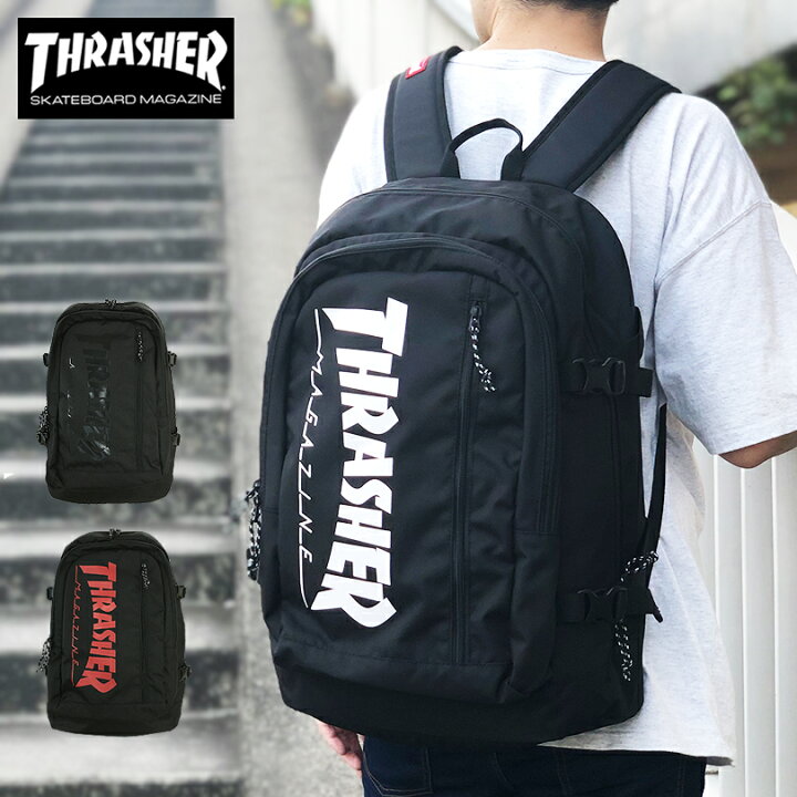楽天市場 スラッシャー Thrasher リュック メンズ レディース 通学 大容量 男子 女子 中学生 高校生 部活 入学 大学生 送料無料 ブランド 通勤 丈夫 防水 撥水 バッグ バックパック リュックサック かわいい スケボー 大人 ユニセックス Thr 101 Capsule
