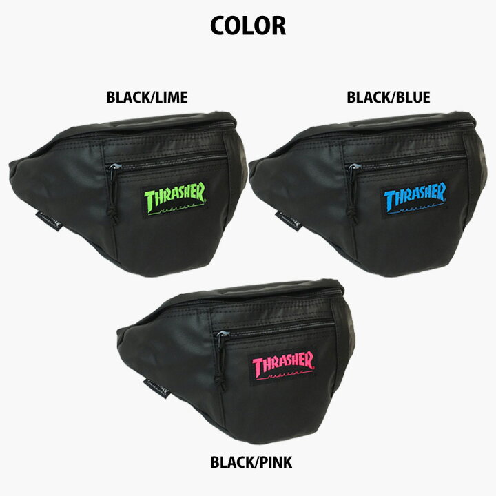 楽天市場】ボディーバッグ スラッシャー THRASHER ウエストポーチ 