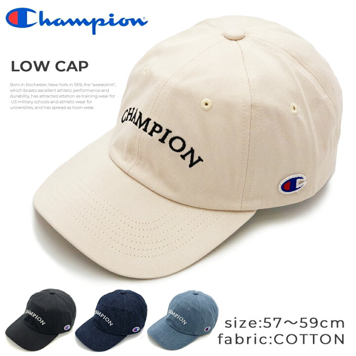 楽天市場 チャンピオン キャップ 帽子 メンズ レディース ゴルフ ストレートキャップ ベースボールキャップ 送料無料 Champion アジャスタブル ラウンドロゴ ローキャップ Logo Cap ストリート コットン 綿 Capsule