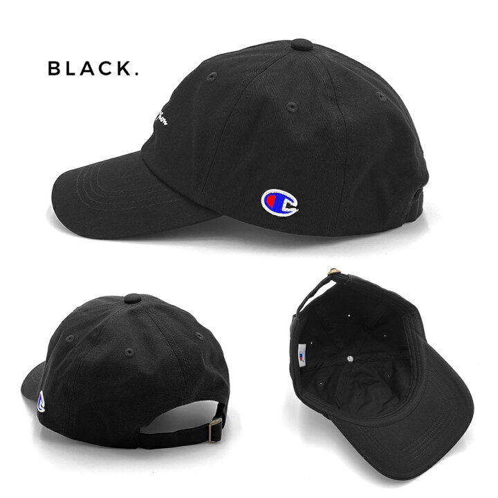 楽天市場 500円offクーポン発行中 キャップ レディース チャンピオン 帽子 ローキャップ ブランド メンズ Champion ゴルフ 無地 ゆうパケット送料無料 メール便 ワンポイント カーブ ロゴ ブラック ホワイト ベージュ 181 019a Capsule