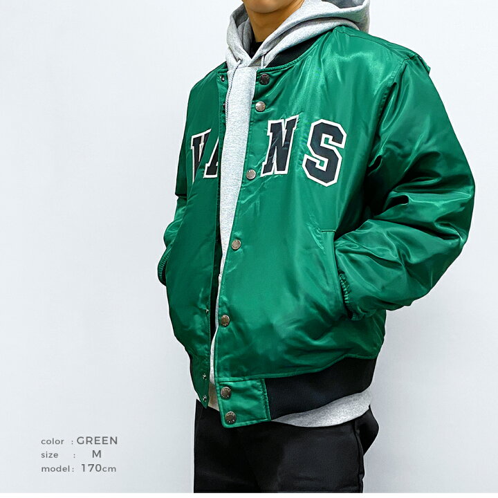 楽天市場】【40％オフSALE】 VANS スタジャン バンズ 中綿ジャケット 