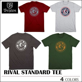 BRIXTON ブリクストン Tシャツ RIVAL ブラック グリーン ワイン ヘザーグレー トップス スケート メンズ レディース フェス サーフ