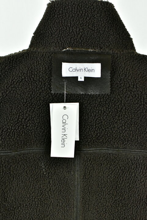 楽天市場】Calvin Klein カルバンクライン ムートンフェイクレザー 