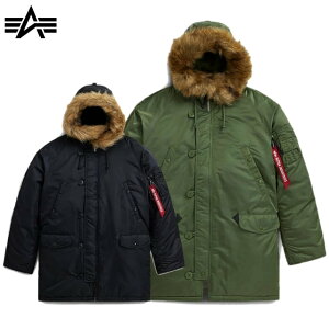 ALPHA INDUSTRIES�i�A���t�@ �C���_�X�g���[�Y�j N-3B PARKA