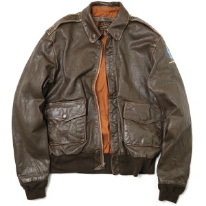 MORGAN MEMPHIS BELLE(モーガン メンフィスベル)Type A-2 Classic クラシック フライトジャケット [ANTIQUE BROWN][GOAT SKIN/山羊(ヤギ)皮革] AFマーク付 WW2 仕様