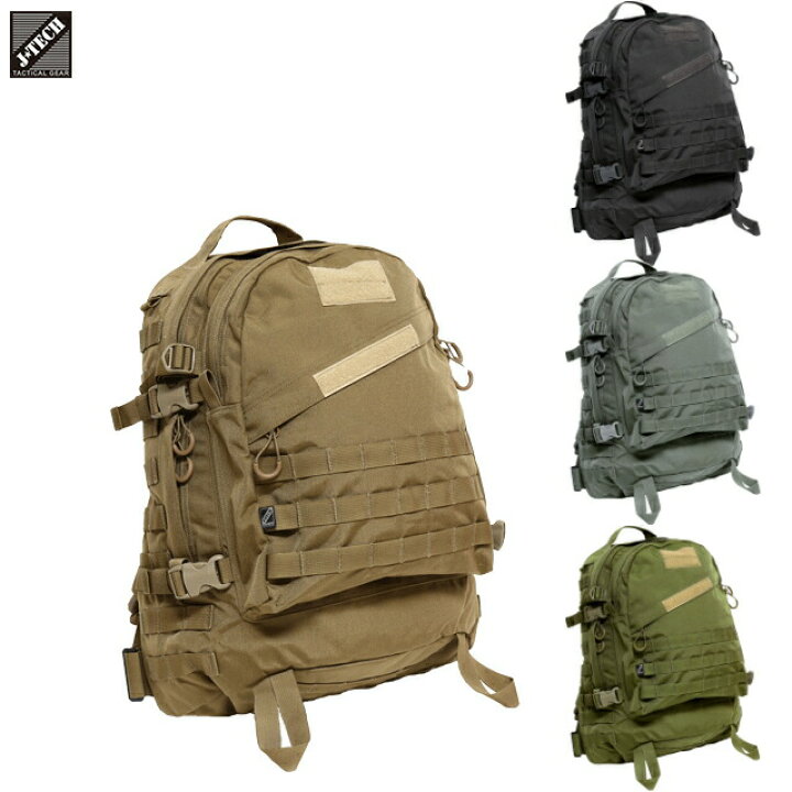 楽天市場】J-TECH（ジェイテック）TYPE D-3 LARGE MOLLE ASSAULT 