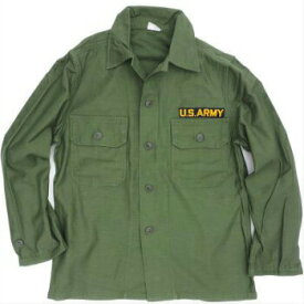 SESSLER（セスラー）Utility Shirt OD US ARMY ユーティリティー シャツ [米陸軍仕様パッチ付]【中田商店】