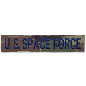 Military Patch（ミリタリーパッチ）U.S. SPACE FORCE テープ OCP [フック付き]