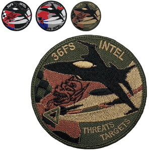 Military Patch�i�~���^���[�p�b�`�j36FS INTEL THREATS TARGETS [3��]