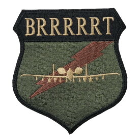 Military Patch（ミリタリーパッチ）BRRRRRT A-10 パッチ OCP [フック付き]