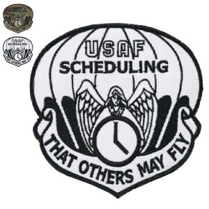 Military Patch�i�~���^���[�p�b�`�jUSAF SCHEDULING [2�F][�t�b�N�t��]