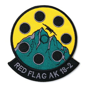 Military Patch（ミリタリーパッチ）RED FLAG AK 18-2 [フック付き]