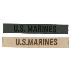 Military Patch（ミリタリーパッチ）US MARINES テープ[2色][コットン]