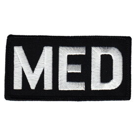 Military Patch（ミリタリーパッチ）MED パッチ ブラックフック付き