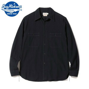 WILLIAM GIBSON �i�E�C���A�� �M�u�\���j BLACK CHAMBRAY WORK SHIRTS �u���b�N�V�����u���[���[�N�V���c by BUZZ RICKSON'S �o�Y���N�\�� [BR29143]