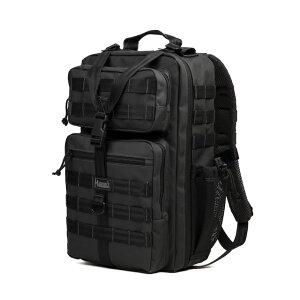 MAGFORCE�i�}�O�t�H�[�X�jMid-Tech Sniper Backpack 500D [MF-A0562][Black PVC][�~�b�h�e�b�N �X�i�C�p�[ �o�b�N�p�b�N]