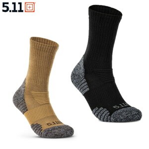 5.11 Tactical�i�t�@�C�u�C���u�� �^�N�e�B�J���jDUTY READY ULTRA CREW SOCKS [2-PACK �\�b�N�X] [2�F][10046]