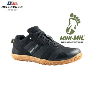 BELLEVILLE�i�x���r���jMini-Mil MM002/ Barefoot Activity Shoe [BLACK/GREEN/GUM][�~�j�~�� �x�A�t�b�g �A�N�e�B�r�e�B�V���[]