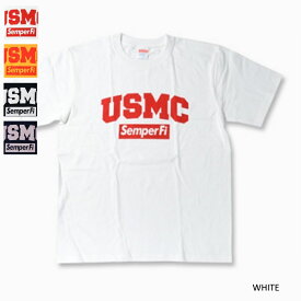 Military Style（ミリタリースタイル）USMC SEMPER FI ショートスリーブ Tシャツ[4色]