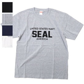 Military Style（ミリタリースタイル）UNITED STATES NAVY SEAL AMERICA ショートスリーブ Tシャツ[4色]