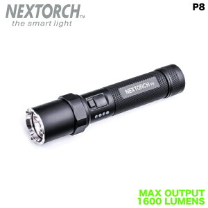 NEXTORCH�i�l�N�X�g�[�`�jP8 Flashlight [1600���[����][�[�d���t���b�V�����C�g][3�i�K�����{�X�g���{�_��]