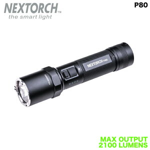 NEXTORCH�i�l�N�X�g�[�`�jP80 Flashlight [2100���[����][�[�d���t���b�V�����C�g][3�i�K�����{�X�g���{�_��]