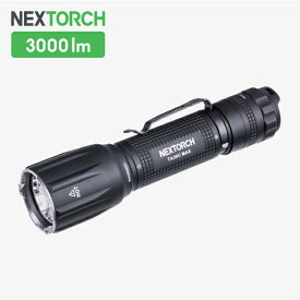 NEXTORCH（ネクストーチ）TA30C MAX Flashlight [3000ルーメン/3段階調光＋ストロボ点灯フラッシュライト][CR123Ax2本 / 21700リチウムイオン電池使用]