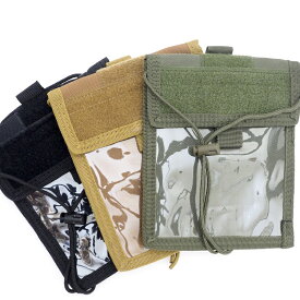 MILITARY(ミリタリー) トラベラー ID ホルダー TRAVELER ID HOLDER [Black][Ranger Green][Mulch Brown]