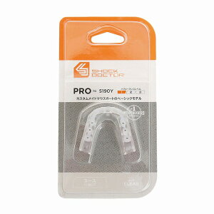 SHOCKDOCTOR ショックドクター PRO ユース クリア マウスガード マウスピース ジュニア 子供用 5190Y