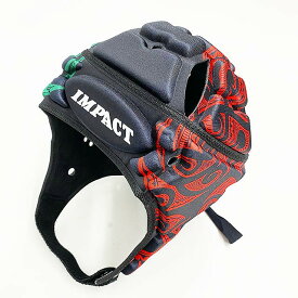 IMPACT インパクト マオリ マルチカラー 黒×赤×緑 ラグビー ヘッドキャップ ヘッドギア GR-V2-vtmbrg 【V2 Premium Vented】