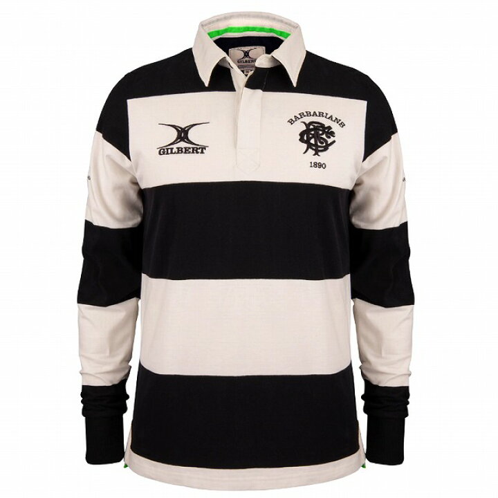 楽天市場】GILBERT バーバリアンズヘリテージ ジャージ 長袖 ラガー  