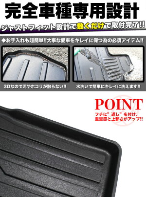 楽天市場 フリード フリードハイブリッド Gb5 Gb6 Gb7 Gb8 3dマット ラゲッジマット トランクマット カーゴマット トレイ カーマット フロアマット 1p Valfee バルフィー製 Fj5173 アンサーフィールド