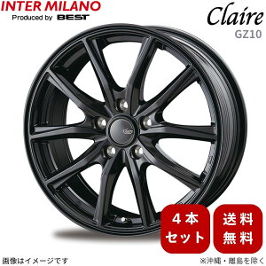 �z�C�[�� 4�{ LBX 10�n ���N�T�X �C���^�[�~���m �N���[�� GZ10 17�C���` 5�� �y17×7.0 5H-114.3 INSET38 �O���X�u���b�N(GBK)�z INTER MILANO 1�䕪