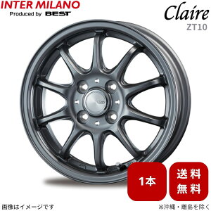 �z�C�[�� 1�{ iQ 10�n �g���^ �C���^�[�~���m �N���[�� ZT10 15�C���` 4�� �y15×5.5 4H-100 INSET43 �K�����^(GM)�z INTER MILANO �P�i