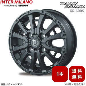 �z�C�[�� 1�{ �A�g���[ S700/710�n �_�C�n�c �C���^�[�~���m �}�b�h�o�[�� XR-600S 12�C���` 4�� �y12×4.0 4H-100 INSET42 �t���b�g�u���b�N(FBK)�z INTER MILANO �P�i