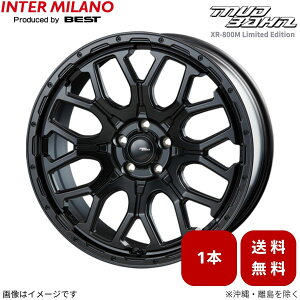 �z�C�[�� 1�{ bZ4X 10�n �g���^ �C���^�[�~���m �}�b�h�o�[�� XR-800M ���~�e�b�h�G�f�B�V���� 20�C���` 5�� �y20×8.5 5H-114.3 INSET38 �}�b�g�u���b�N(MBK)�z INTER MILANO �P�i