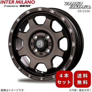 �z�C�[�� 4�{ �f���J�~�j B30�n �O�H �C���^�[�~���m �}�b�h�o�[�� XR-910K 14�C���` 4�� �y14×4.5 4H-100 INSET45 �}�b�g�u�����Y/�s�A�X�|���b�V��(MBR/PP)�z INTER MILANO 1�䕪