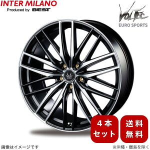 �z�C�[�� 4�{ CX-80 KL�n �}�c�_ �C���^�[�~���m �{���e�b�N���[���X�|�[�c 20�C���` 5�� �y20×8.5 5H-114.3 INSET45 �u���b�N�|���b�V��(BK/P)�z INTER MILANO 1�䕪