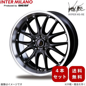 �z�C�[�� 4�{ CX-60 KH�n �}�c�_ �C���^�[�~���m �{���e�b�N�n�C�p�[ MS-RE 20�C���` 5�� �y20×8.5 5H-114.3 INSET45 �u���b�N�����|���b�V��(BK/RP)�z INTER MILANO 1�䕪