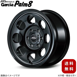 アルミホイール カムリ 70系 トヨタ 【16×7.0J 5-114.3 INSET40 セミグロスブラック/ヴァーレイポリッシュ】 マルカ MID ガルシア パーム8 1本 16インチ 5穴 インセット40
