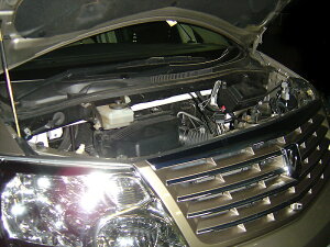 オクヤマ ストラットタワーバー R (MCS)タイプ トヨタ アルファード MNH10V フロント アルミ OKUYAMA 643 043 0