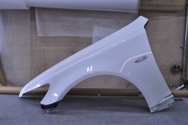レクサス LS460 前期(USF40) 純正 破損無 取付OK 動作保証 左 フロント フェンダーパネル サイドマーカー付 077 / 53802-50180 k081705 中古20240417
